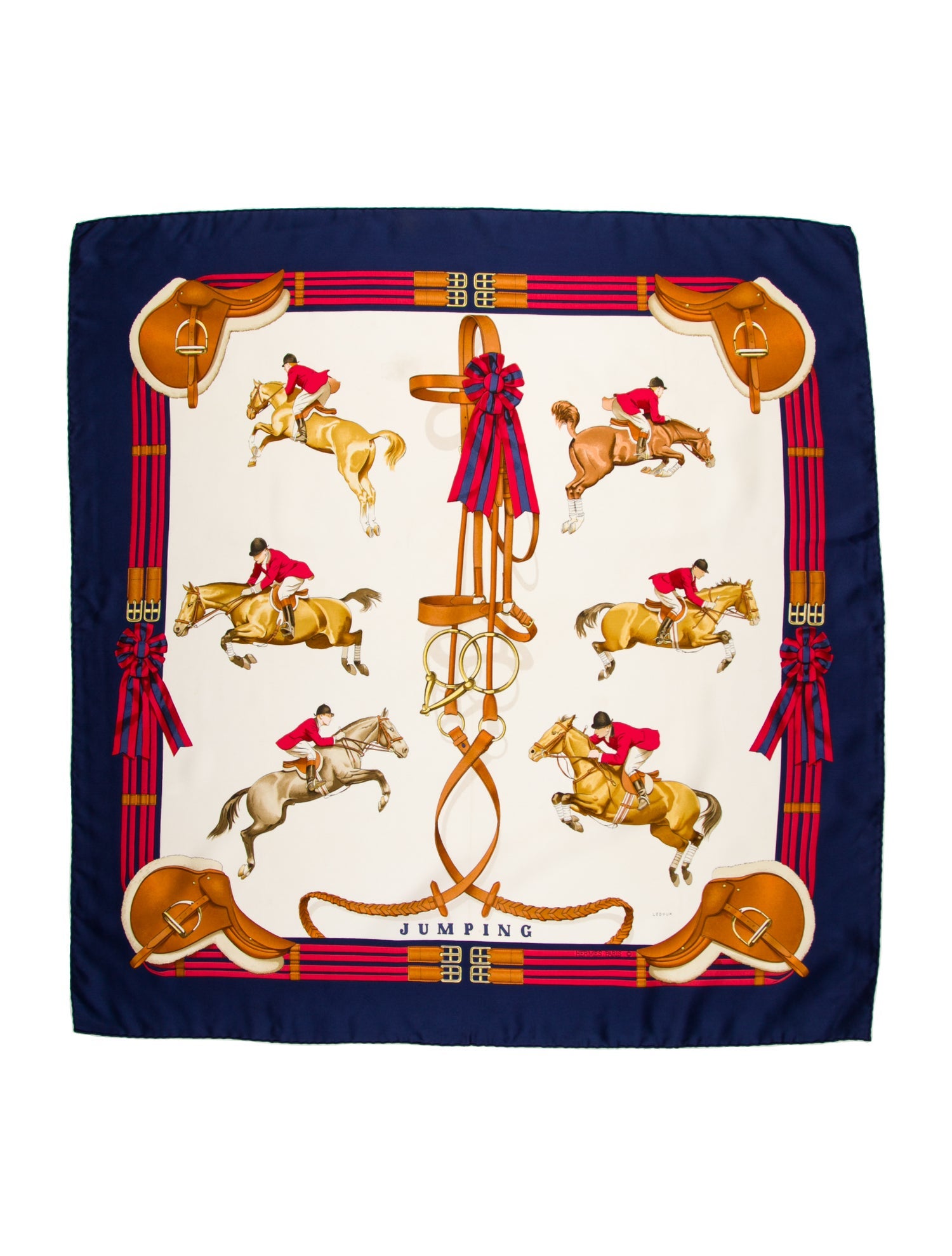 Hermès Jumping Silk Scarf